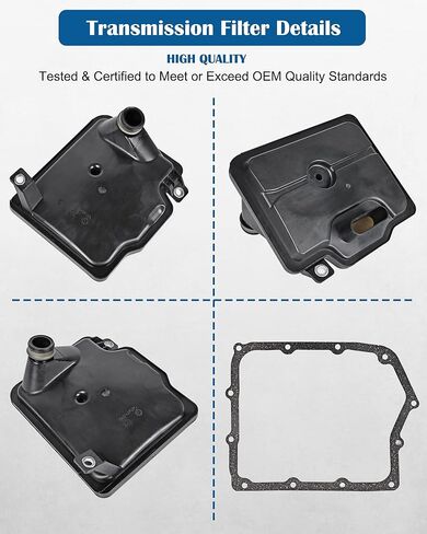 فلتر ناقل الحركة الأوتوماتيكي 62TE مع مجموعة حشية متوافقة مع كرايسلر تاون آند كانتري 200 دودج جراند كارافان أفينجر رام C/V بروماستر يستبدل # 68018555AA FT1240 58128 in Kuwait