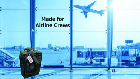Crew Bag Tag, Leather, Crew Tags, for Airline Crewmembers, Set of Two (Red) in Saudi Arabia