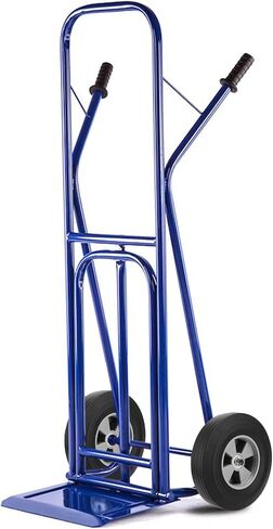 MOUYAT 2 PCS 10 x 2 Inch Hand Truck Wheel, 5/8 Inch Axle Flat Free Solid Rubber Replacement Tires, Flat Proof Solid Rubber Dolly Wheels for Hand Cart, Compressor, Gray/Black, 330 lbs Capacity in Saudi Arabia