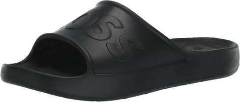BOSS Men's Bold Logo Vinyl Slide Sandals in Saudi Arabia