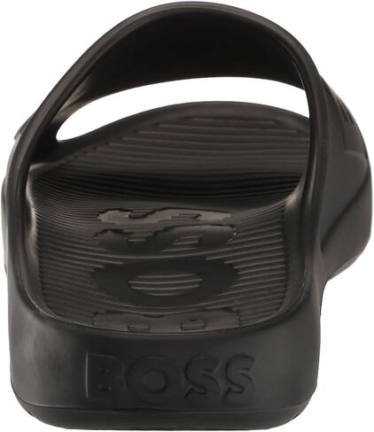 BOSS Men's Bold Logo Vinyl Slide Sandals in Saudi Arabia