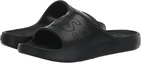 BOSS Men's Bold Logo Vinyl Slide Sandals in Saudi Arabia