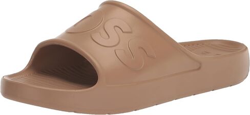 BOSS Men's Bold Logo Vinyl Slide Sandals in Saudi Arabia