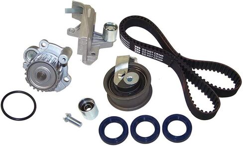 طقم حزام التوقيت DNJ TBK800DWP مع مضخة مياه لـ 2001-2006 / Audi، Volkswagen / A4، A4 Quattro، Passat / 1.8L / DOHC / L4 / 20V / 1781cc / AMB، AWM in Saudi Arabia