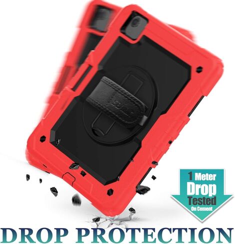 SEYMAC stock Case for iPad Air 5th/4th Generation/Pro 11 (4th/3rd/2nd) with Screen Protector Pen Holder, 360° Rotate Hand Strap/Stand Case for iPad Air 5th/4th Gen 10.9''/ Pro 11'' (Black) in Kuwait