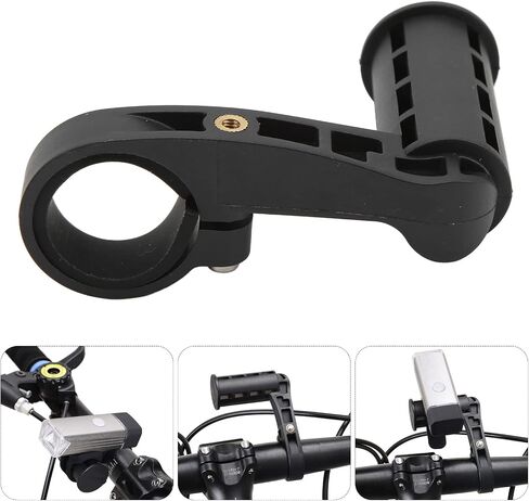Bike Handlebar Extender, Lightweight Portable Anti Skid Black Stem Handlebar Riser Extender Bike Handlebar Bracket for Mountain Bike Small Handlebar Extender Carbon Fiber Bike in Saudi Arabia