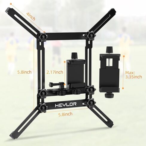 Fence Mount - Action Camera Aluminum Fence Mount Compatible with GoPro, Phones, Digital Camera, Fence Clip for Recording Baseball, Softball, Football Games in Saudi Arabia