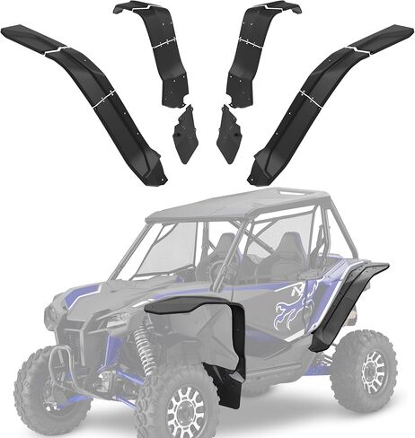 Wider Fender Flares Extensions for Talon 1000 1000x4 19-24, Combined Front and Rear Mud Guard Mud Flaps for Honda Talon 1000X 1000R 1000X4 2019-2024 Accessories, Replacement 0SF70-HL6-A01 in Kuwait