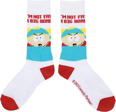 Bioworld South Park Eric Cartman 3-Pair Men's Athletic Crew Socks in Saudi Arabia