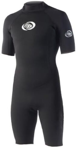 Storm Junior Black Shorty Wetsuit, Spring Flatlock BZ - 2mm Back Zip, Short Sleeve, Summer Suit BZ 2/2mm SBR + 100% Poly Lining – Boys/Girls, Kids, Childs, Surf, Swim, Bodyboard, Snorkel, Scuba in Saudi Arabia