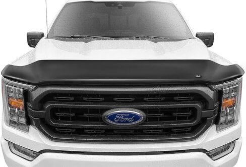 غطاء فتحة التهوية التلقائي [AVS] واقي غطاء محرك السيارة Bugflector II | يناسب 2021 - 2024 فورد F - 150، عالي الجودة - دخاني | 25621 in Saudi Arabia