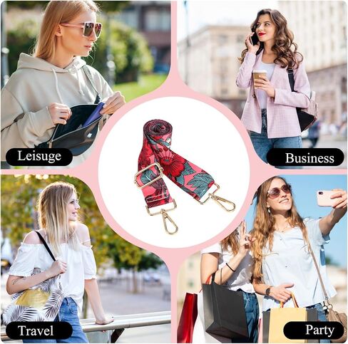 Adjustable Purse Strap, 1.5in Wide Crossbody Bag Straps Handbag Shoulder Strap Bag Replacement Accessories for Women in Saudi Arabia