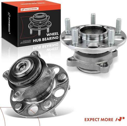 A-Premium 2 × محمل العجلة الخلفية ومجموعة المحور مع 5 عروات متوافقة مع Honda Accord 2008-2012 وAcura TSX 2009-2014 in Saudi Arabia