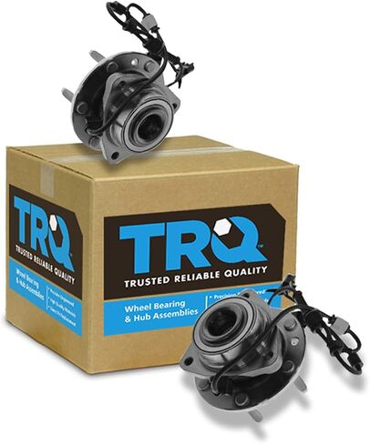 TRQ Front Wheel Hub & Bearing Pair Set for Trailblazer Envoy w/ABS 6 Lug in Saudi Arabia