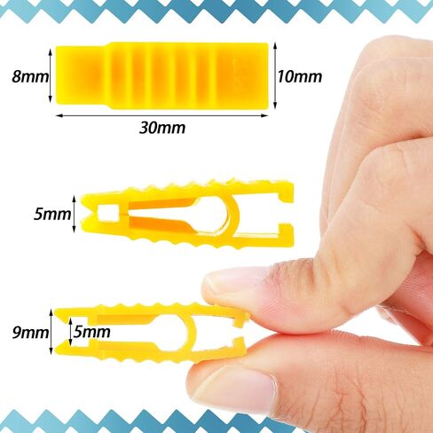 20 Pieces Automobile Fuse Pullers Fuse Extraction Tools Car Fuse Fetch Clips Yellow Fuse Removal Tools Mini Plastic Fuse Pullers for Car Motorcycle Truck SUV Automotive Fuses Replacement in Saudi Arabia