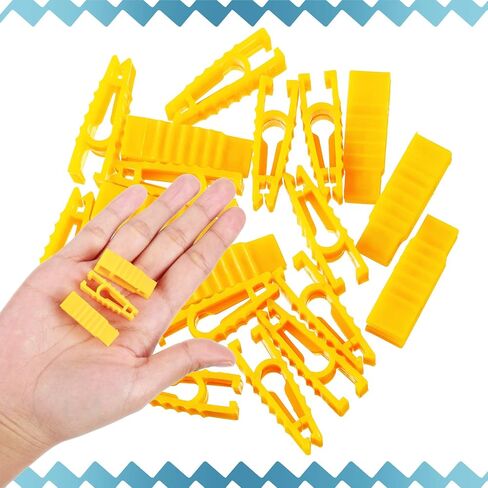 20 Pieces Automobile Fuse Pullers Fuse Extraction Tools Car Fuse Fetch Clips Yellow Fuse Removal Tools Mini Plastic Fuse Pullers for Car Motorcycle Truck SUV Automotive Fuses Replacement in Saudi Arabia