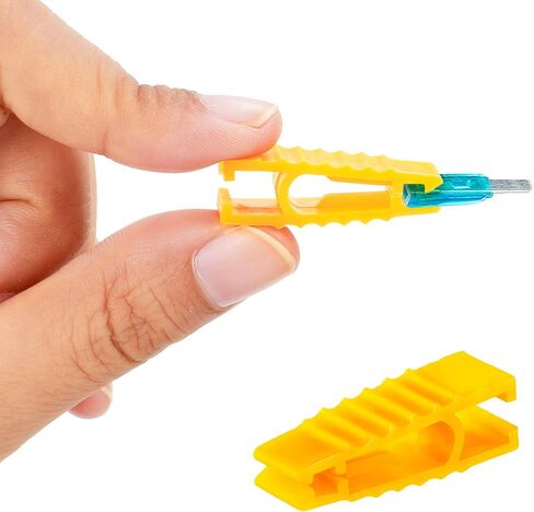 20 Pieces Automobile Fuse Pullers Fuse Extraction Tools Car Fuse Fetch Clips Yellow Fuse Removal Tools Mini Plastic Fuse Pullers for Car Motorcycle Truck SUV Automotive Fuses Replacement in Saudi Arabia