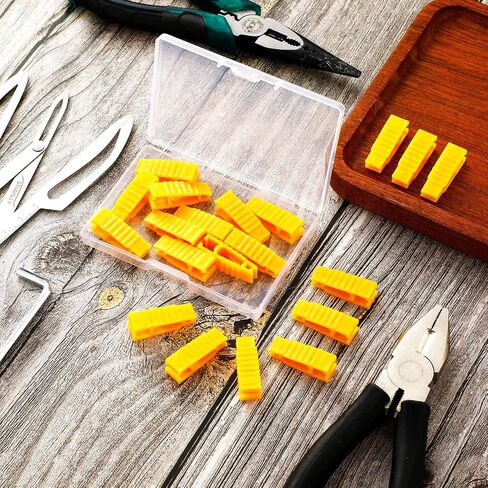 20 Pieces Automobile Fuse Pullers Fuse Extraction Tools Car Fuse Fetch Clips Yellow Fuse Removal Tools Mini Plastic Fuse Pullers for Car Motorcycle Truck SUV Automotive Fuses Replacement in Saudi Arabia