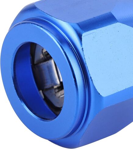 خرطوم تركيب المشبك، 10AN خرطوم المشبك سبائك الألومنيوم خرطوم التشطيب مع المشبك دودة PEX خرطوم السرج حلقات تجعيد خرطوم التشطيب المشبك موصل التشطيب لأنابيب الغاز / الهواء / المياه (الأزرق) in Kuwait