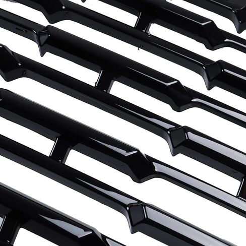 LINLINS Front Bumper Grille Grill Compatible with GMC Yukon/Yukon XL 2015-2020 Replacement Glossy Black Denali Style GM1200702 84119634 84722260 in Kuwait