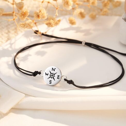 HGDEER 2023 5th/8th Graduation Gifts for Her/Him, Compass Bracelet for Women Men Girls in Saudi Arabia
