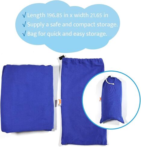 Baby Wraps Carrier Baby Sling Wrap Carrier Baby wrap for Comfortable Baby Sling (Blue) in Saudi Arabia
