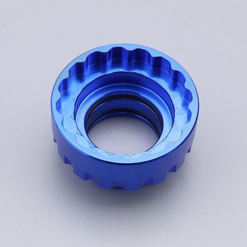 Chainring Lock Ring Adapter Removal Tool Compatible with Shimano M7100 M8100 M9100 M9120 Aluminum Alloy Bicycle Removal Sockets Bicycle Dismantling Sleeves in Saudi Arabia