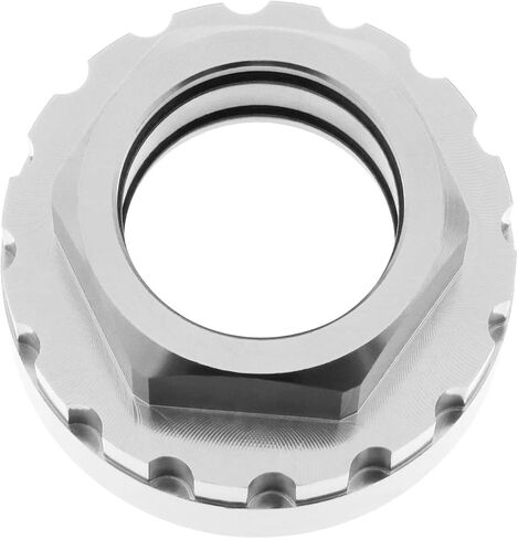 Chainring Lock Ring Adapter Removal Tool Compatible with Shimano M7100 M8100 M9100 M9120 Aluminum Alloy Bicycle Removal Sockets Bicycle Dismantling Sleeves in Saudi Arabia