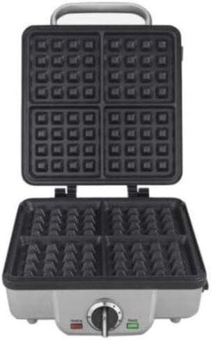 Cuisinart WAF-300P1 4-Slice Belgian Waffle Maker with Pancake Plates, Heavy Duty Small Brush, and 8-Inch Nylon Tongs Bundle (3 Items) in Saudi Arabia