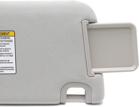 واقي الشمس من جانب الركاب الأيمن من SENSHINE مع ضوء لسيارة Pathfinder 2013 2014 2015 2016 2017 2018 و2014-2017 Infiniti QX60 و2013 Infiniti JX35، بيج in Kuwait