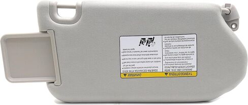 واقي الشمس من جانب الركاب الأيمن من SENSHINE مع ضوء لسيارة Pathfinder 2013 2014 2015 2016 2017 2018 و2014-2017 Infiniti QX60 و2013 Infiniti JX35، بيج in Kuwait