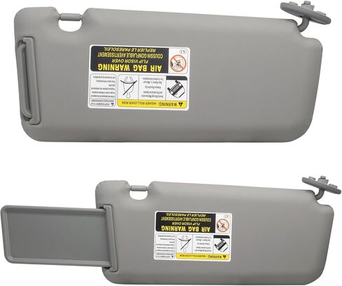 NHILES سائق الجانب الأيسر واقي من الشمس متوافق مع Toyota Rav4 2004 2005 بديل OEM رقم 74320-42420-B0 اللون رمادي in Kuwait