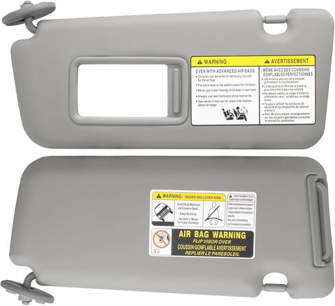 NHILES سائق الجانب الأيسر واقي من الشمس متوافق مع Toyota Rav4 2004 2005 بديل OEM رقم 74320-42420-B0 اللون رمادي in Kuwait