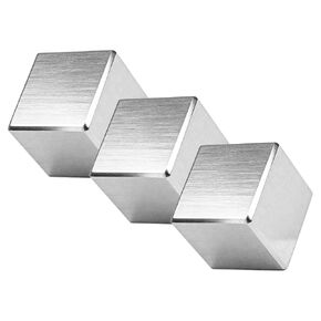 3 Pcs 25x25x25mm Super Strong Neodymium Block Magnet, Powerful Rare Earth Magnets, Permanent Magnetic Disc for Science Office Kitchen Fridge and DIY Craft in Kuwait