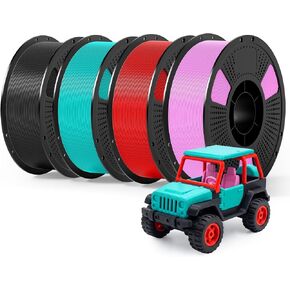 20 حزمة ألوان من خيوط الطابعة ثلاثية الأبعاد PETG، خيوط PETG قوية متعددة الألوان 1.75 مم، معبأة بالفراغ بشكل فردي، 0.2 كجم لكل بكرة، 20 عبوة، إجمالي 4 كجم in Kuwait