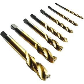 10Pcs HSS6542 Full CNC grinded Machine spiral Tap Screw Taps HSS TIN coating M3 M4 M5 M6 M8 M10 M12 M14 M16 M18 in Kuwait