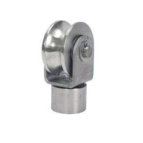 304 Stainless Steel Groove Universal Wheel, Sliding gate Rollers, Universal Wheels, Ground Rail Rollers,Door Wheel.(2pcs U-Groove) in Saudi Arabia