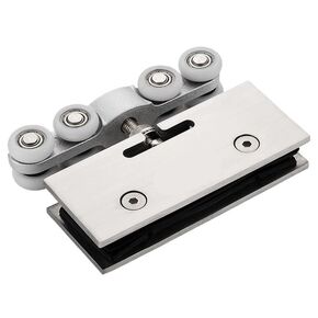 1Set Stainless Steel Sliding Glass Door Pulley Hanging Wheels for Sliding Glass Doors Shower Door Rollers Hardware in Saudi Arabia