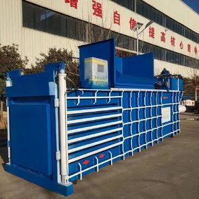 Fully Automatic Cardboard Baler Machine Automatic Horizontal Baler Machine with PLC Control High Density Waste Compactor for Recycling Centers & Warehouses in Kuwait
