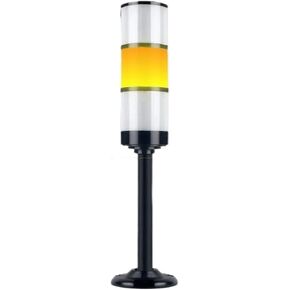 Industrial Multilayer Stack Light Signal Tower Alarm Caution Light Bright 24V Black/Silver Shell Indicator Lamp(4 Layer Silver) in Kuwait