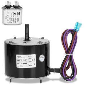 1085926 محرك مروحة مكثف لـ ICP، 1/3 HP 208-230V 1075 دورة في الدقيقة، إطار 48Y، مرحلة واحدة، مكثف 5μF، نهاية الرصاص CW، استبدال ICP Heil Tempstar K55HXGDD-8119 HC41GZ001B 1082642 1064946 in Saudi Arabia