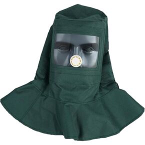 Sandblasting Hood Wind Dust Anti Tool Face Helmet Sand Blasting Hood Cap Sandblasting Helmets Lenses for Cement Packing Painting in Kuwait