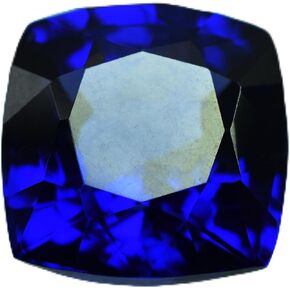 10 Ct Natural Blue Sapphire Certified Gemstone Loose Square Cushion Shape in Kuwait
