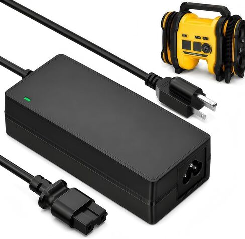 سلك شاحن محول طاقة تيار متردد 13.8 فولت N557514 متوافق مع منفاخ الإطارات اللاسلكي DeWalt DCC020IB 20 فولت بحد أقصى، محول طاقة بديل لضاغط الهواء المحمول in Kuwait