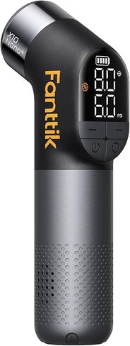 مضخة كرة كهربائية Fanttik X10 Nano+ مع مقياس الضغط، مضخة هواء محمولة ذات إغلاق تلقائي لكرة السلة وكرة القدم وكرة القدم والكرة الطائرة - تضخم وانكماش سريع (بحد أقصى 19.9 رطل لكل بوصة مربعة) in Kuwait