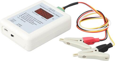 Efficient Handheld Low Resistance Tester Featuring Reliable Four Wire Kelvin Measurement And Easy To Use Functions(Small clip 2R) in Kuwait