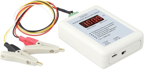 Efficient Handheld Low Resistance Tester Featuring Reliable Four Wire Kelvin Measurement And Easy To Use Functions(Small clip 2R) in Kuwait