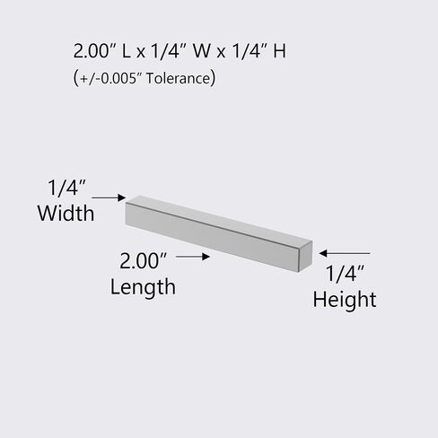 Mighty N52 Magnet Blocks - 2.00" L x 1/4" W x 1/4" H - 8 Pack, Large Strong Neodymium Bar Magnets, Powerful Rare Earth Magnets, Heavy Duty Industrial Neodymium Large Block Magnet Strip in Saudi Arabia