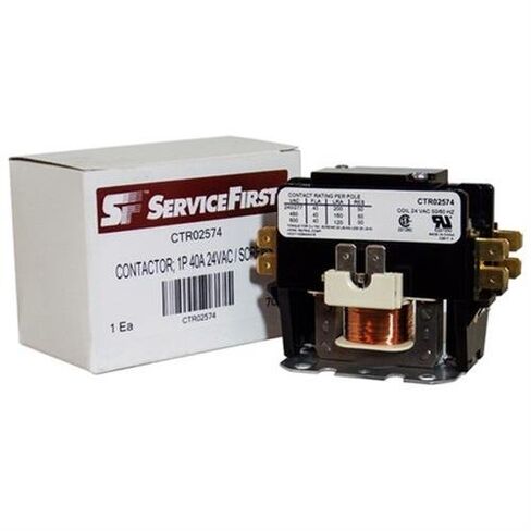 OEM ServiceFirst Contactor - CTR02574 / CTR-2574-40 Amp / 1-Pole / 24V Coil by Trane in Saudi Arabia