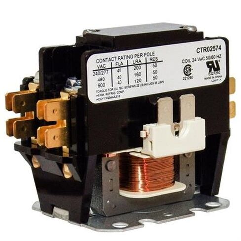 OEM ServiceFirst Contactor - CTR02574 / CTR-2574-40 Amp / 1-Pole / 24V Coil by Trane in Saudi Arabia